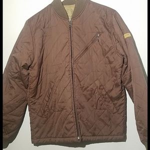 Volcom brown puff jacket